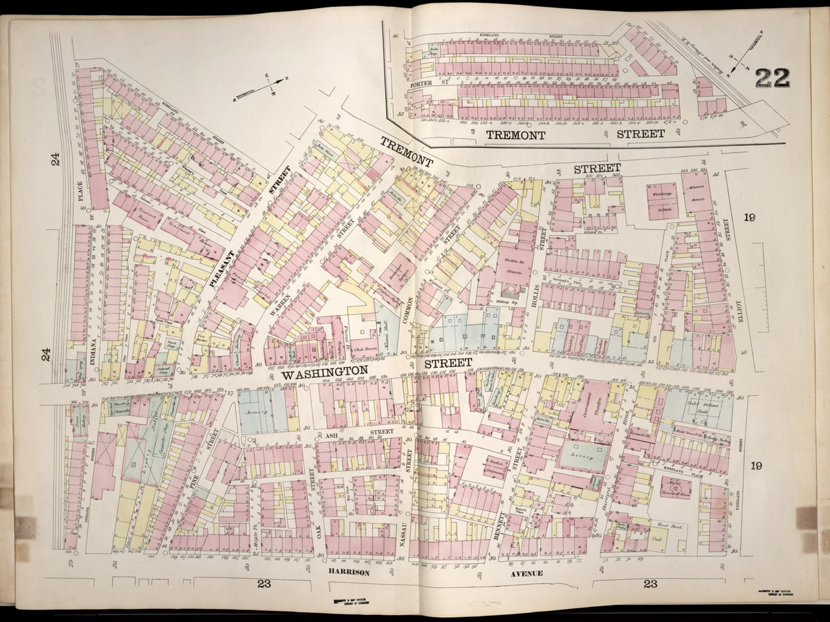 Image 23 of Boston from Insurance Map of Boston. Volume 1 1867 by Relic Map Company