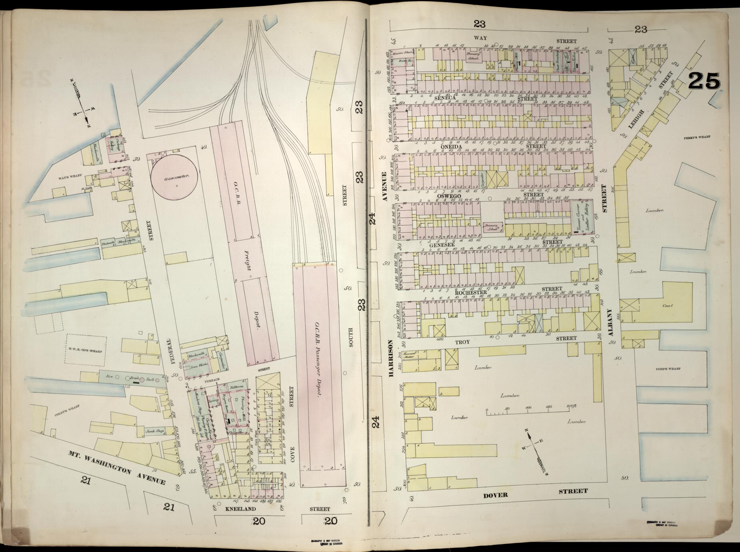 This old map of Image 26 of Boston from Insurance Map of Boston. Volume 1 from 1867 was created by D. A. (Daniel Alfred) Sanborn in 1867