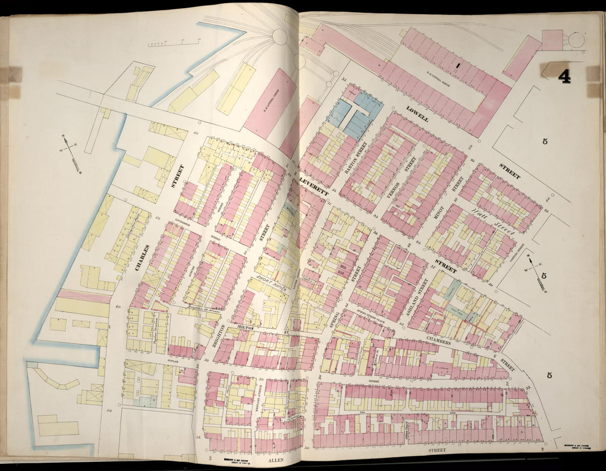 Image 5 of Boston from Insurance Map of Boston. Volume 1 1867 by Relic Map Company