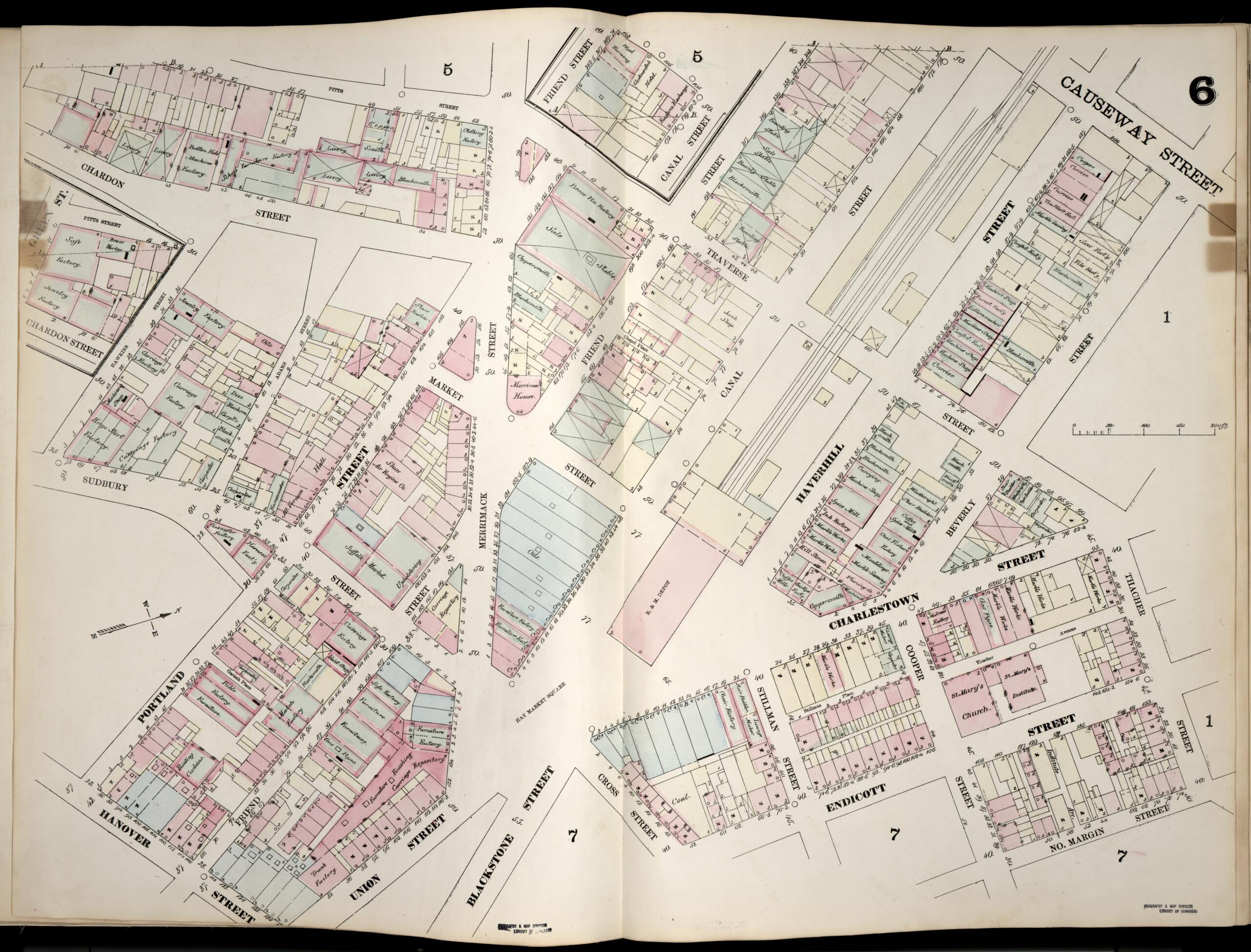This old map of Image 7 of Boston from Insurance Map of Boston. Volume 1 from 1867 was created by D. A. (Daniel Alfred) Sanborn in 1867