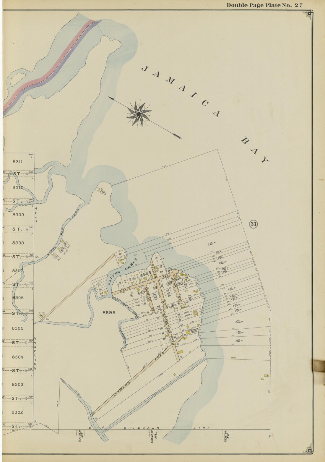 This old map of Image 59 of Atlas of the Brooklyn Borough of the City of New York : Originally Kings Co., Complete In Three Volumes : Based Upon Official Maps and Plans On File In the Various City Offices In the Municipal Building and Registers Office (H