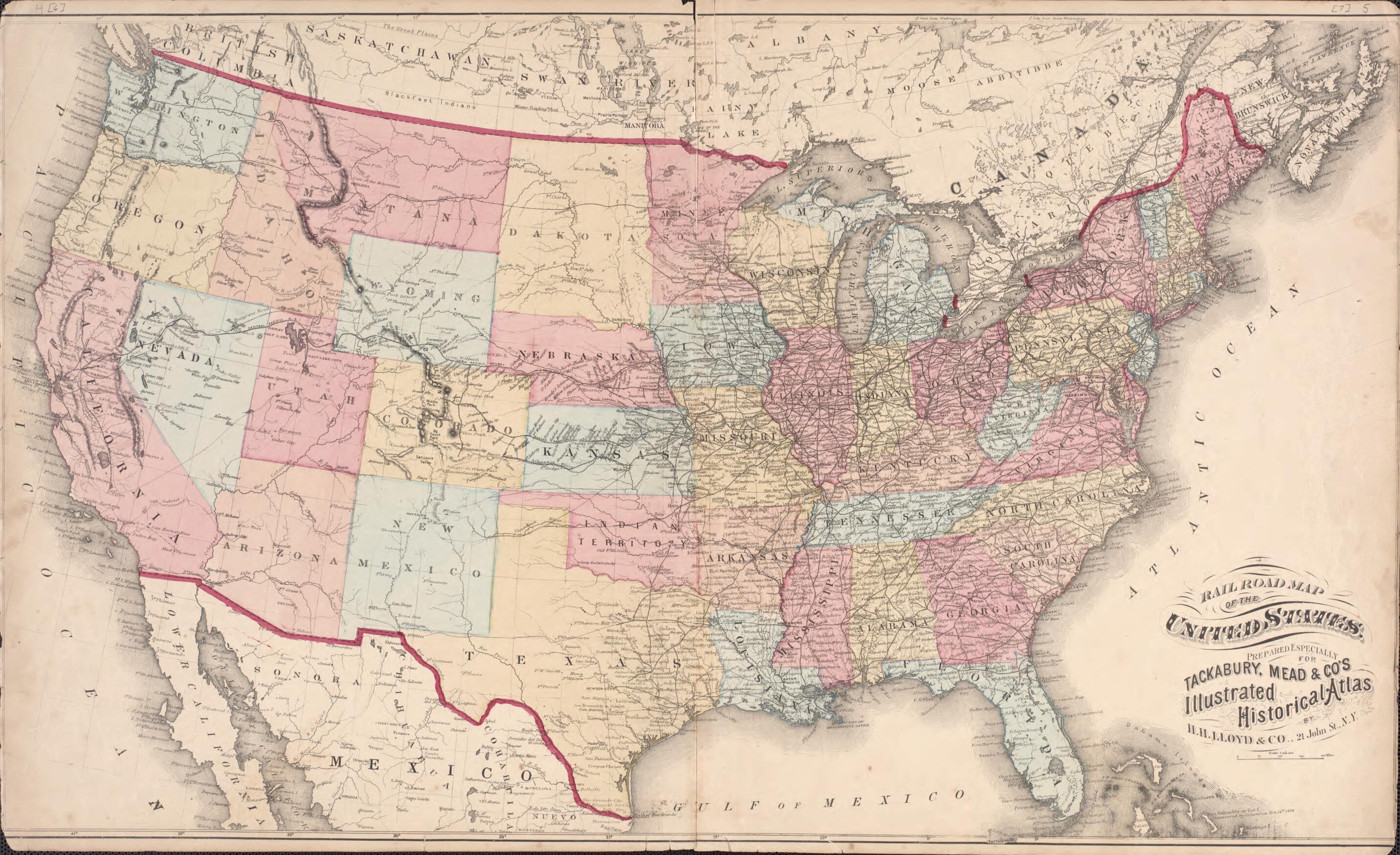 This old map of United States from New Historical Atlas of Cumberland Co., New Jersey : from 1876 was created by D. J. Stewart in 1876
