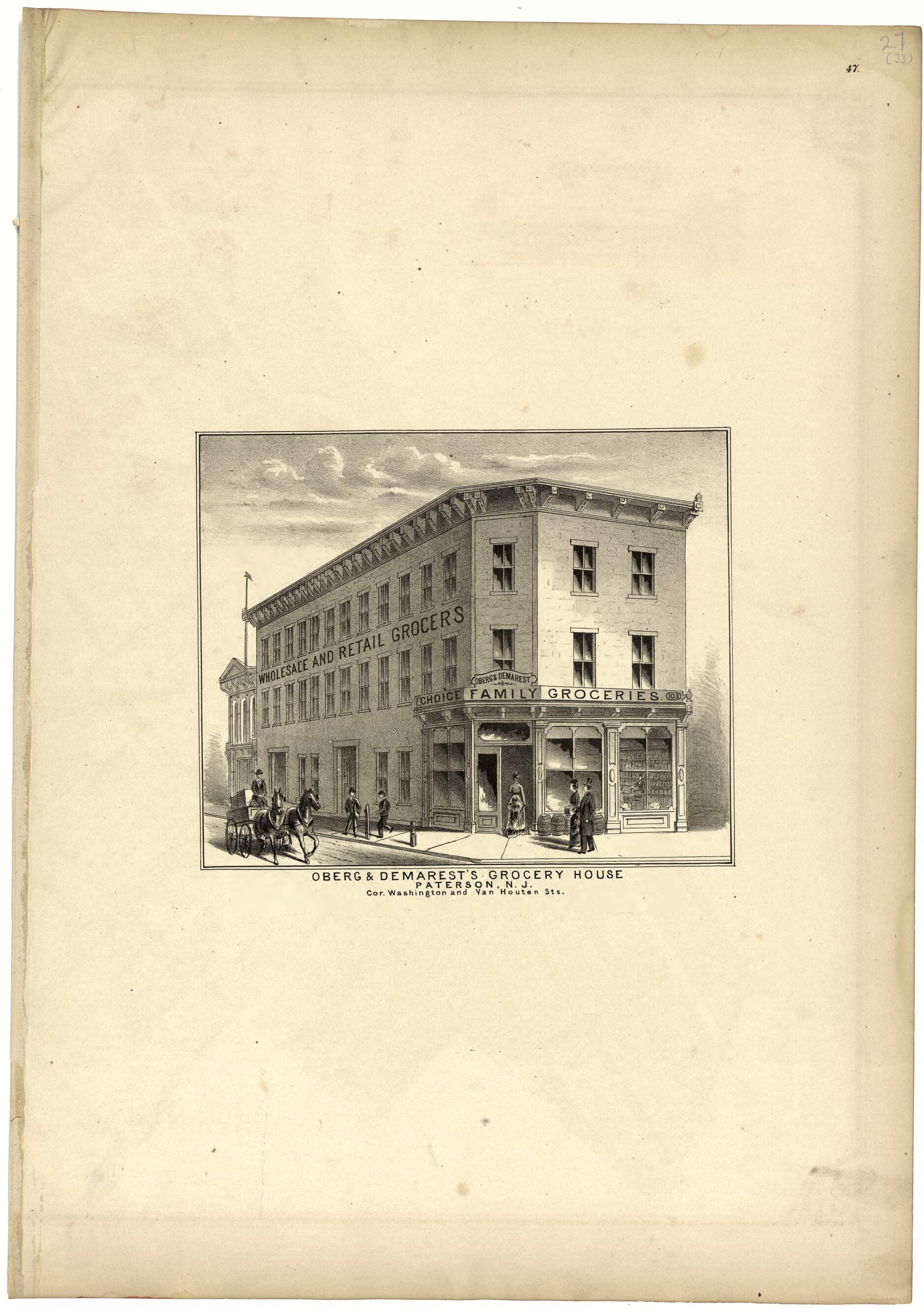 This old map of Oberg & Demarest&