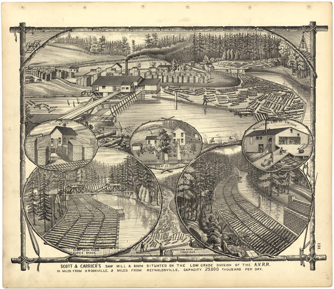 This old map of Scott & Carrier&