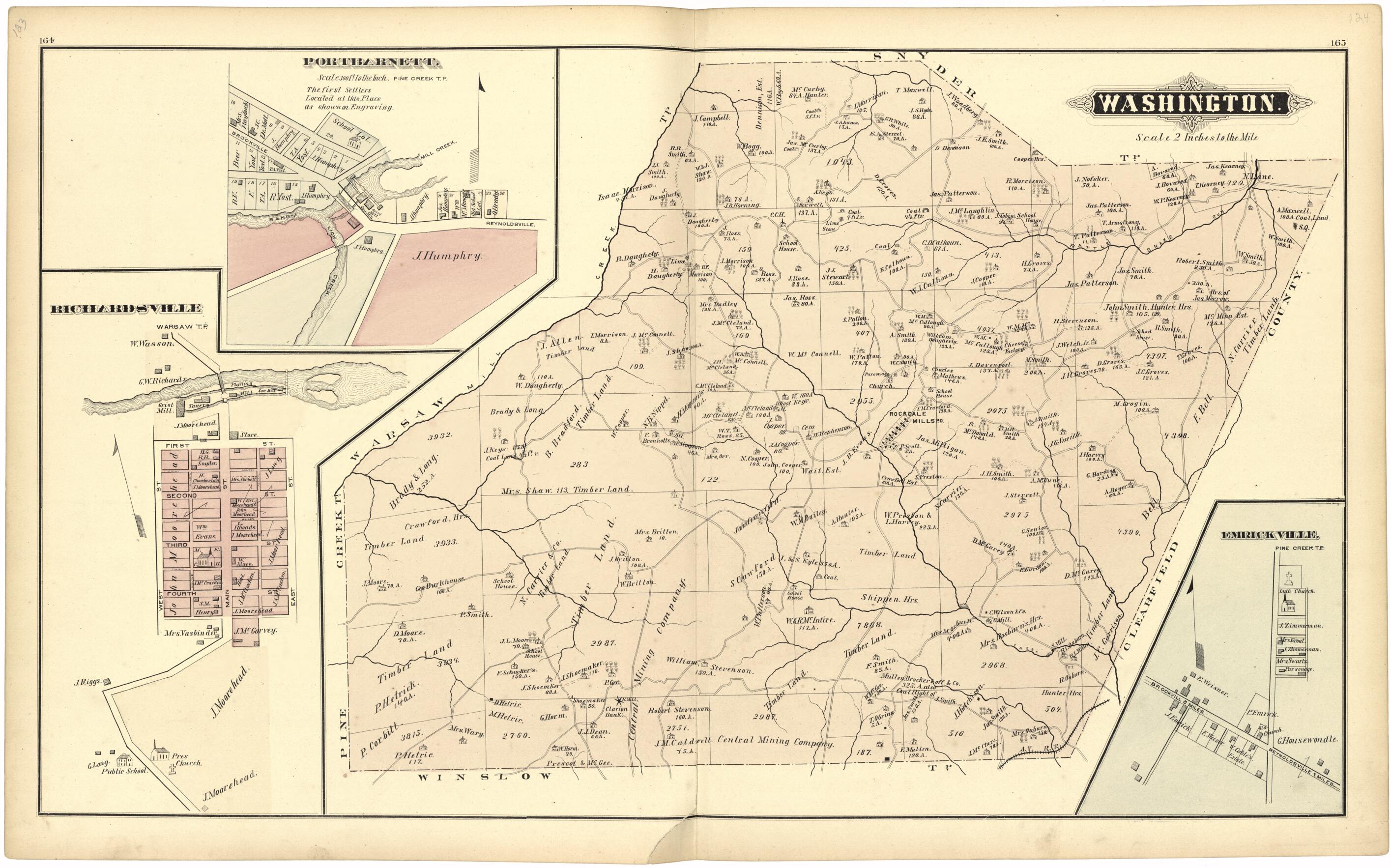 This old map of Washington from Caldwell&