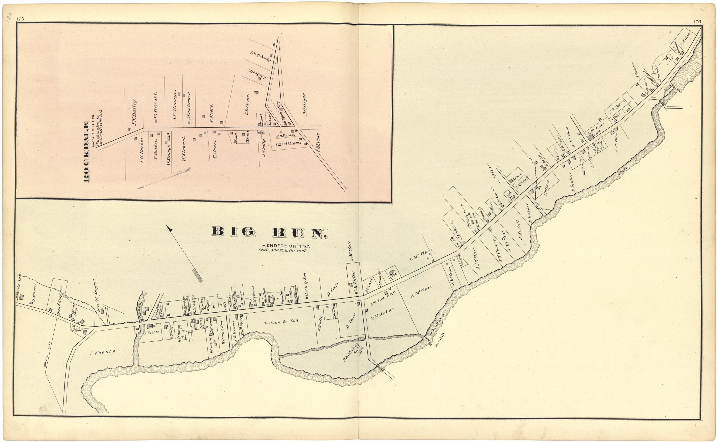 This old map of Big Run from Caldwell&