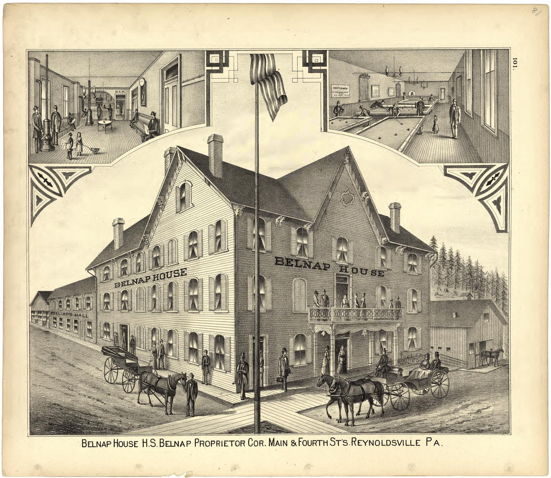 This old map of Belnap House from Caldwell&