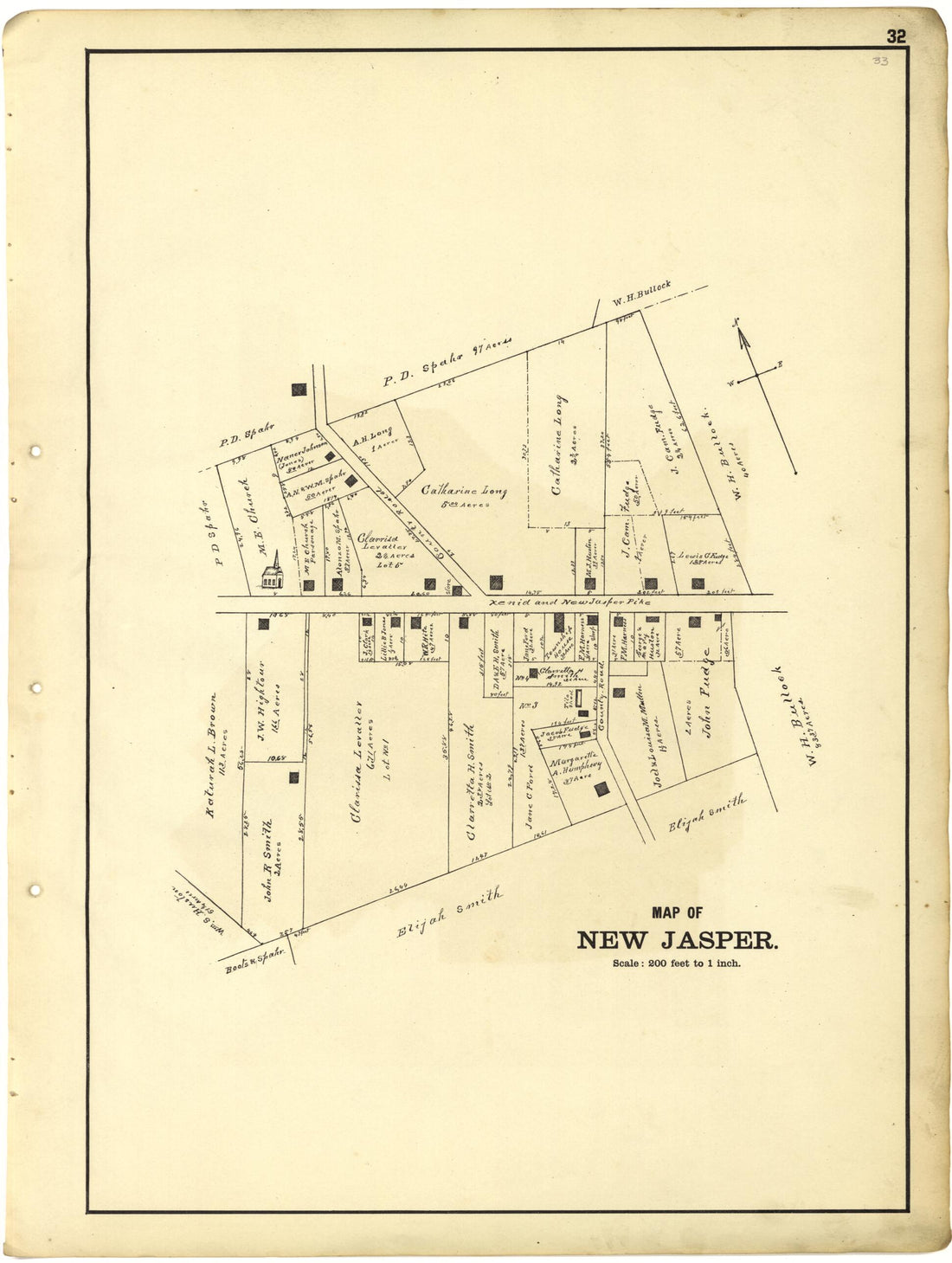 This old map of Map of New Jasper from Riddell&