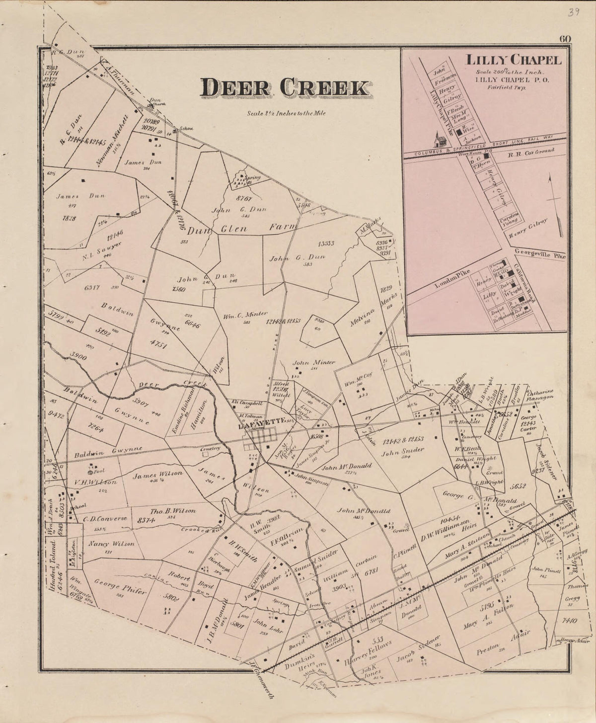 Deer Creek, Lilly Chapel from Caldwell&