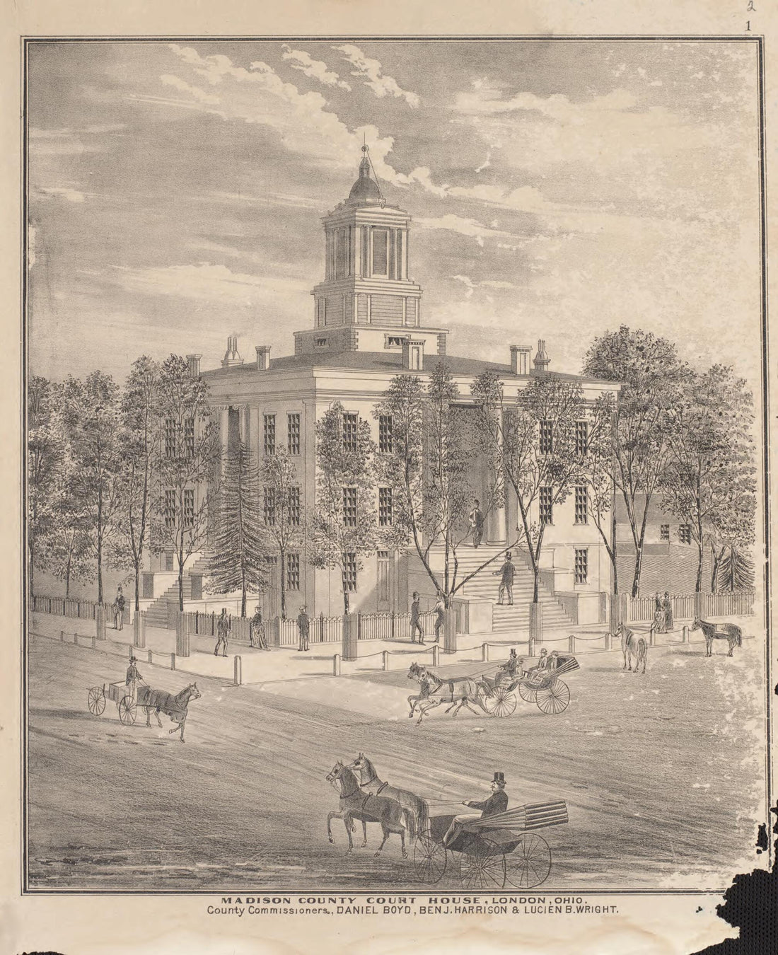 This old map of View of Property from Caldwell&