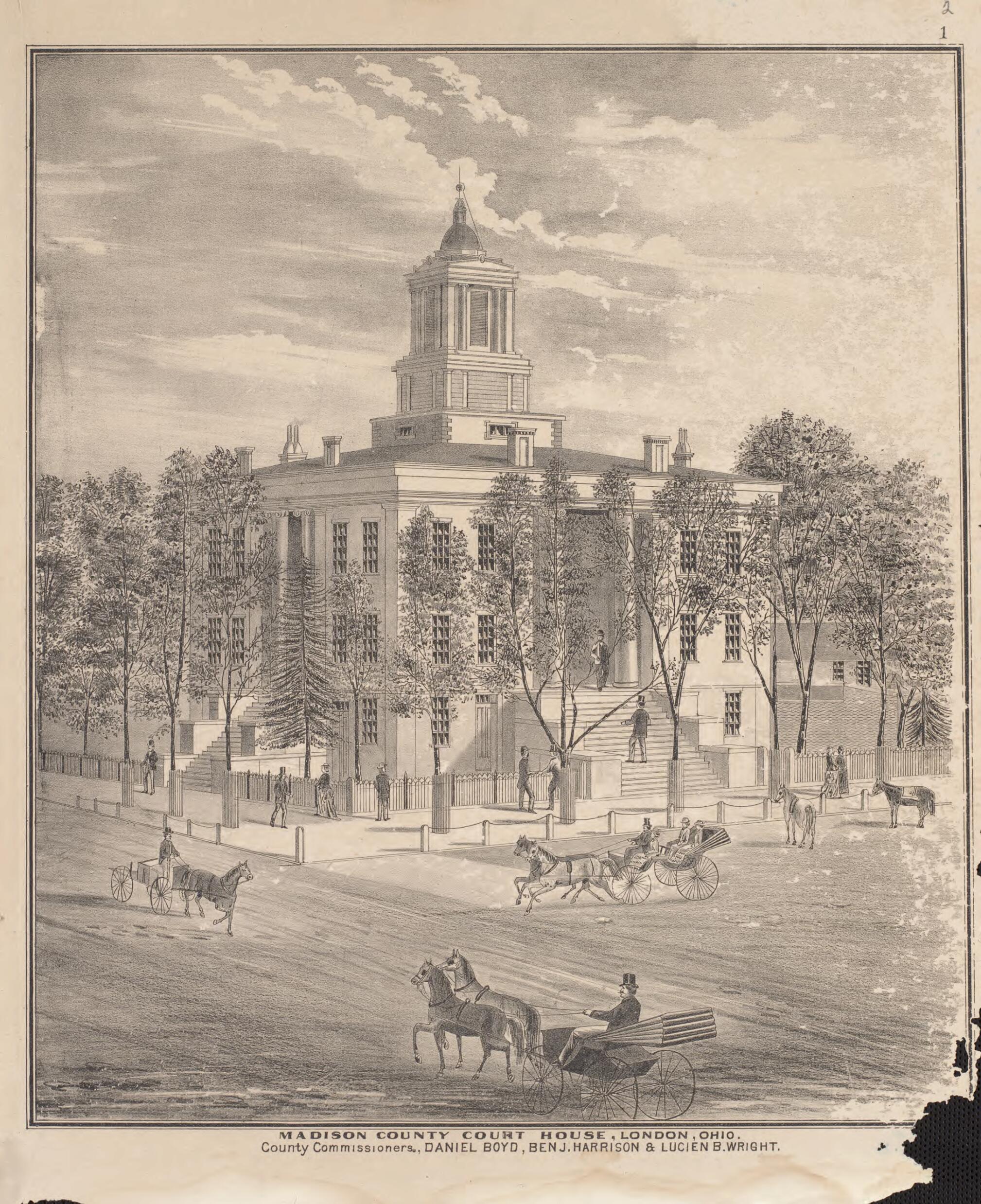 This old map of View of Property from Caldwell&