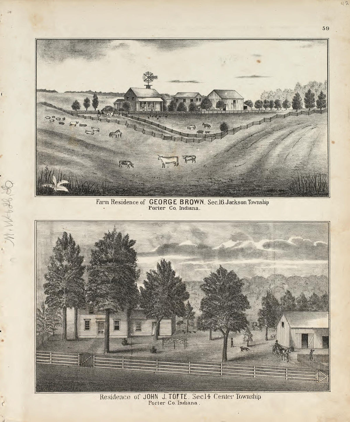 Map of Union Township from Hardesty&