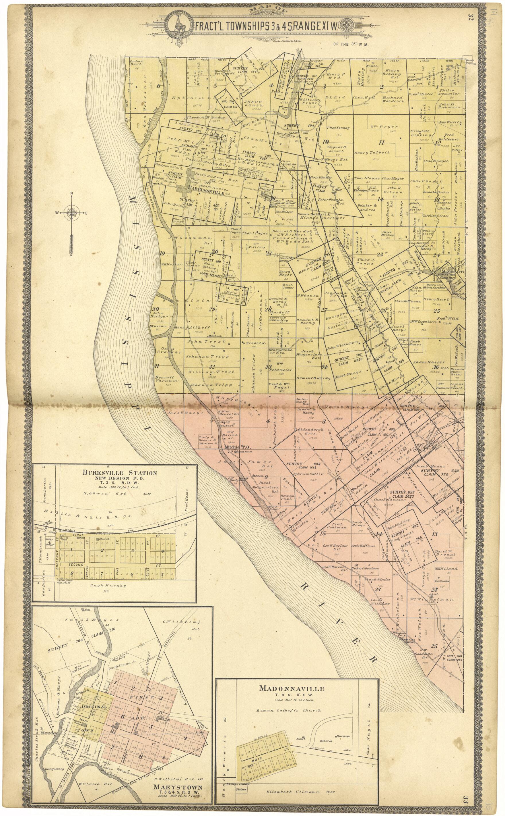 This old map of Map of Fract&