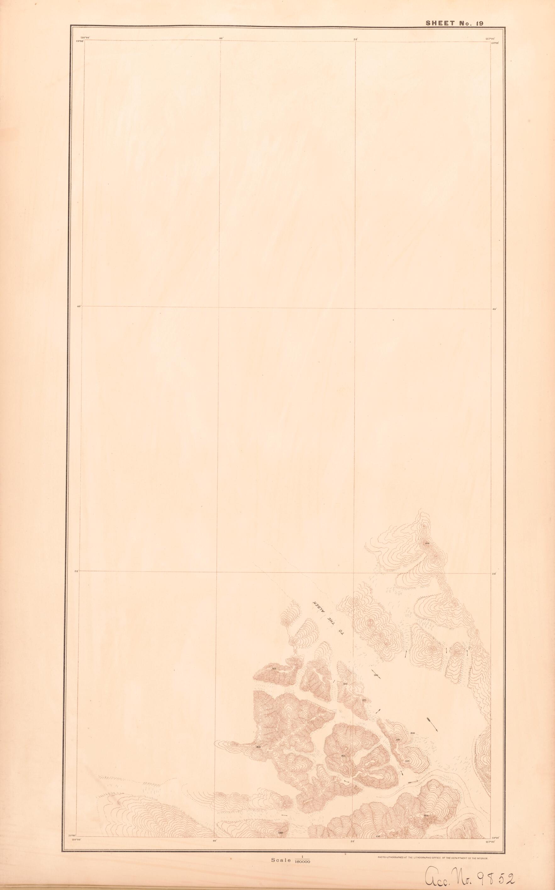 This old map of Sheet 19 from Alaskan Boundary Atlas from 1895 from 1895 was created by International Boundary Commission in 1895