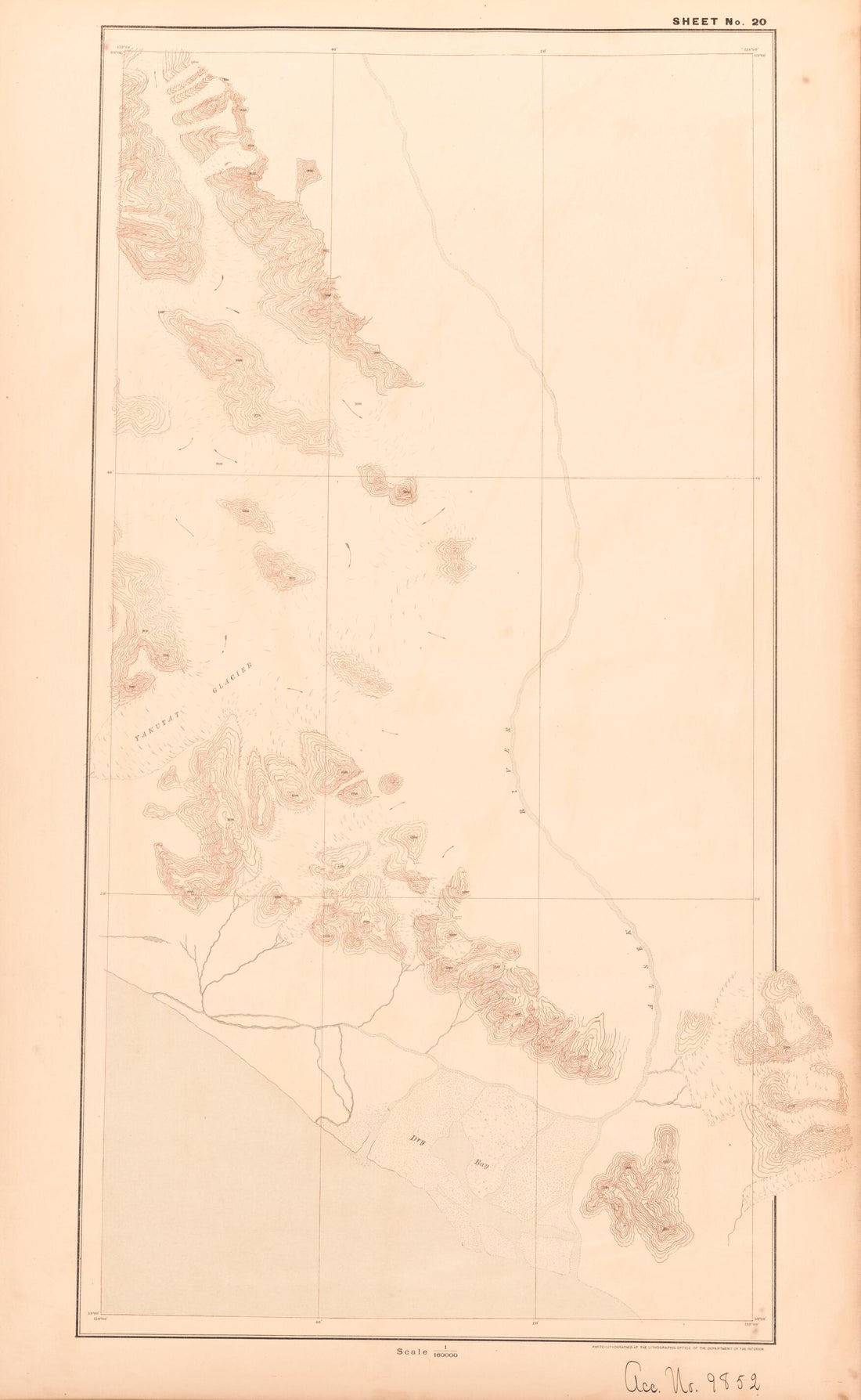 This old map of Sheet 20 from Alaskan Boundary Atlas from 1895 from 1895 was created by International Boundary Commission in 1895