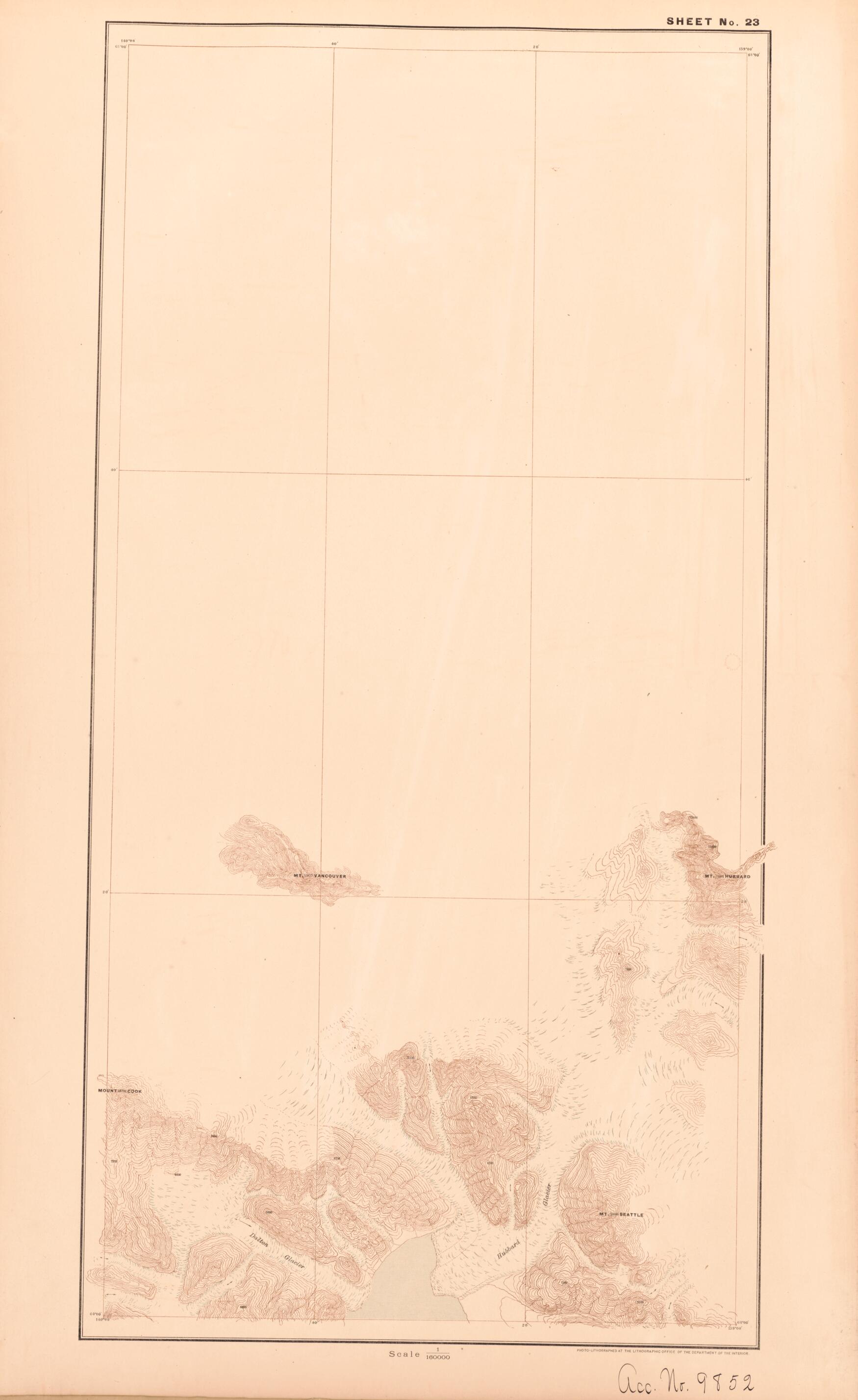 This old map of Sheet 23 from Alaskan Boundary Atlas from 1895 from 1895 was created by International Boundary Commission in 1895