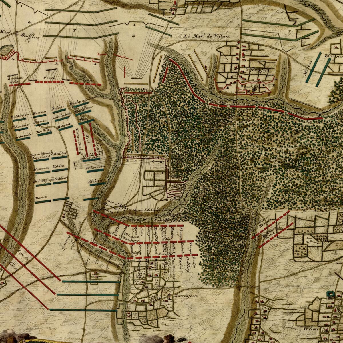 This old map of ...Plan De L&