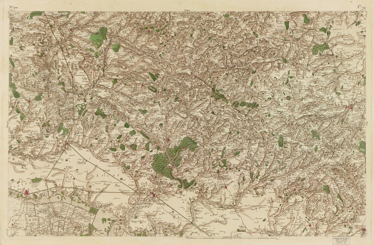 Image 103 from Carte De France 1756 by Relic Map Company