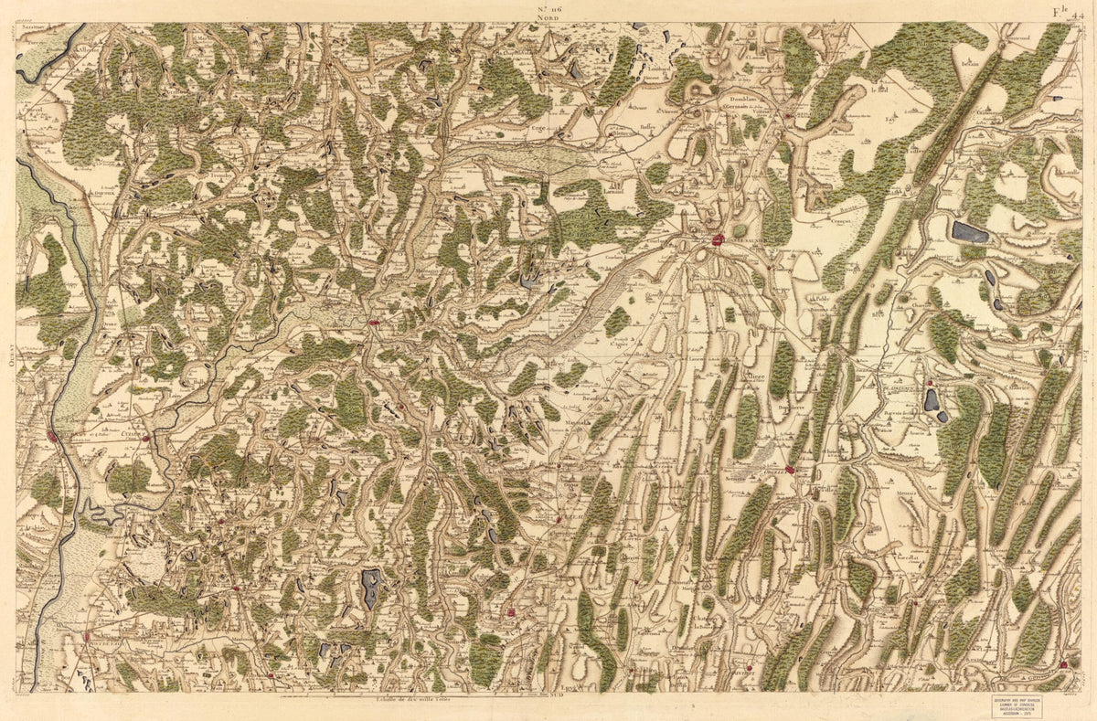 Image 121 from Carte De France 1756 by Relic Map Company
