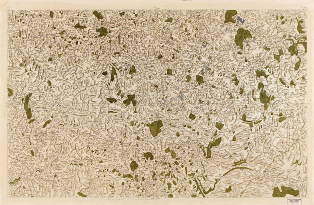 This old map of Image 13 from Carte De France from 1756 was created by Société De La Carte De France in 1756