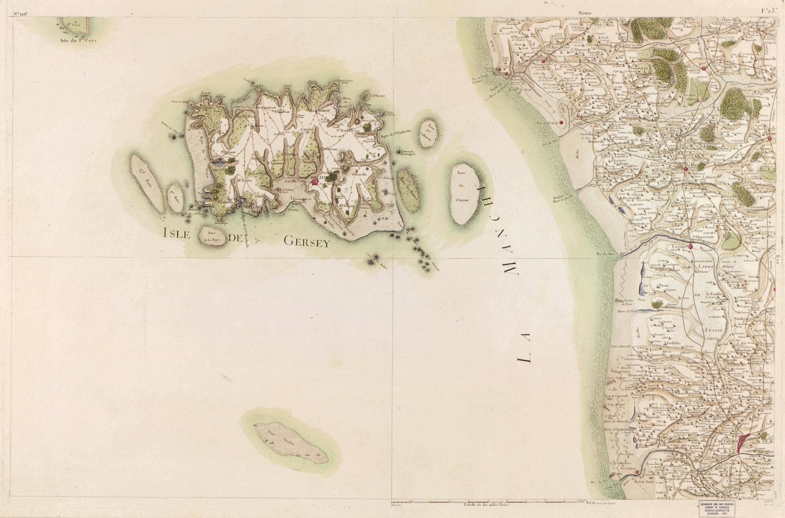 This old map of Image 131 from Carte De France from 1756 was created by Société De La Carte De France in 1756