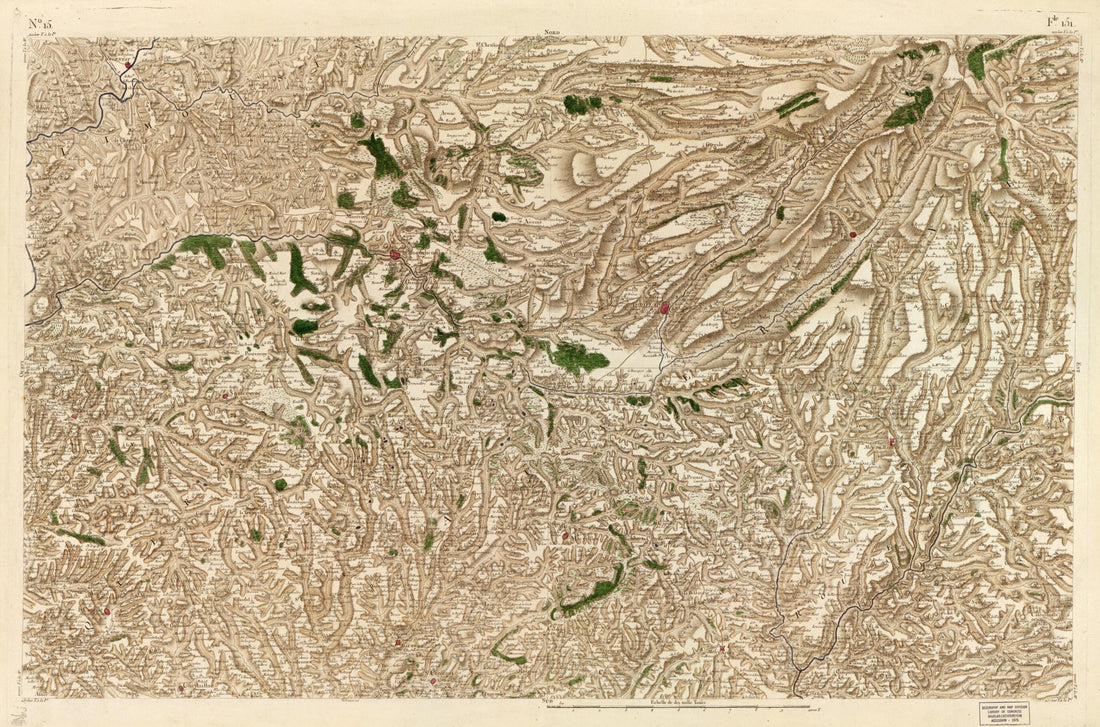 This old map of Image 15 from Carte De France from 1756 was created by Société De La Carte De France in 1756