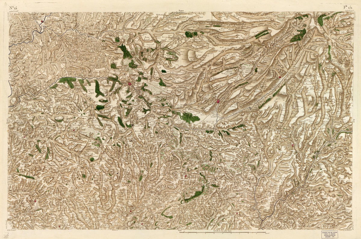 Image 15 from Carte De France 1756 by Relic Map Company