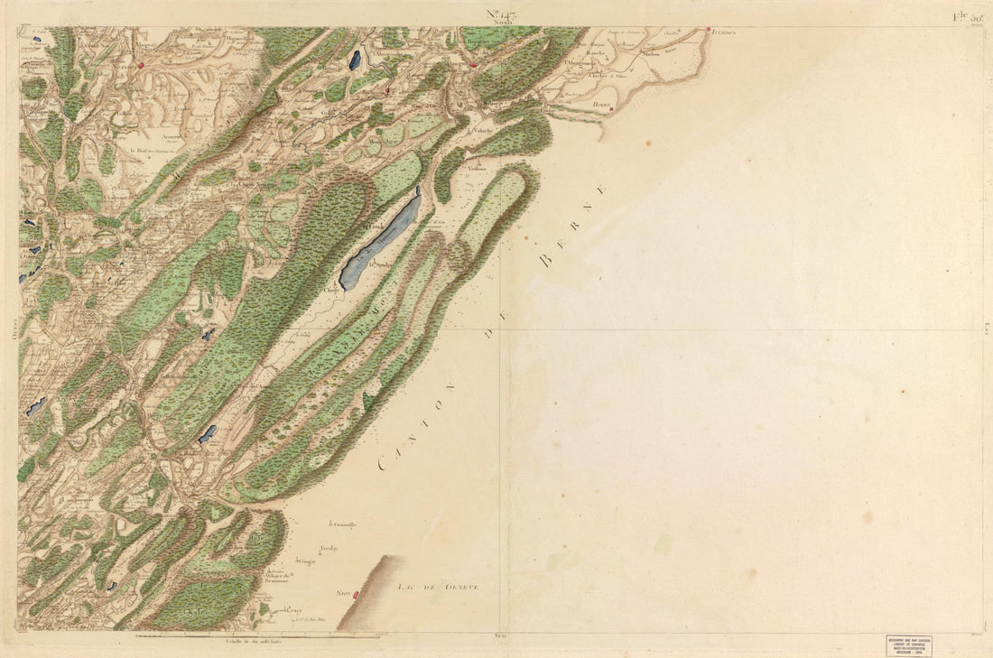 This old map of Image 153 from Carte De France from 1756 was created by Société De La Carte De France in 1756
