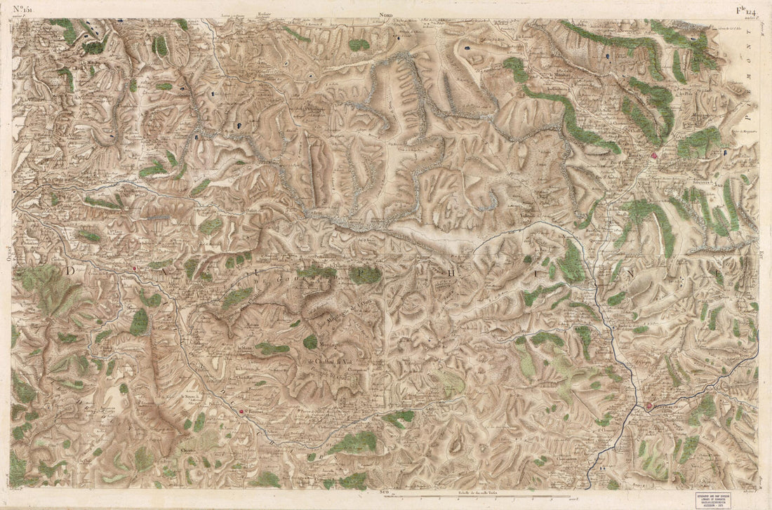 This old map of Image 157 from Carte De France from 1756 was created by Société De La Carte De France in 1756