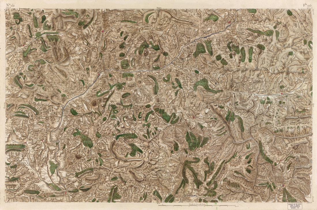 This old map of Image 158 from Carte De France from 1756 was created by Société De La Carte De France in 1756