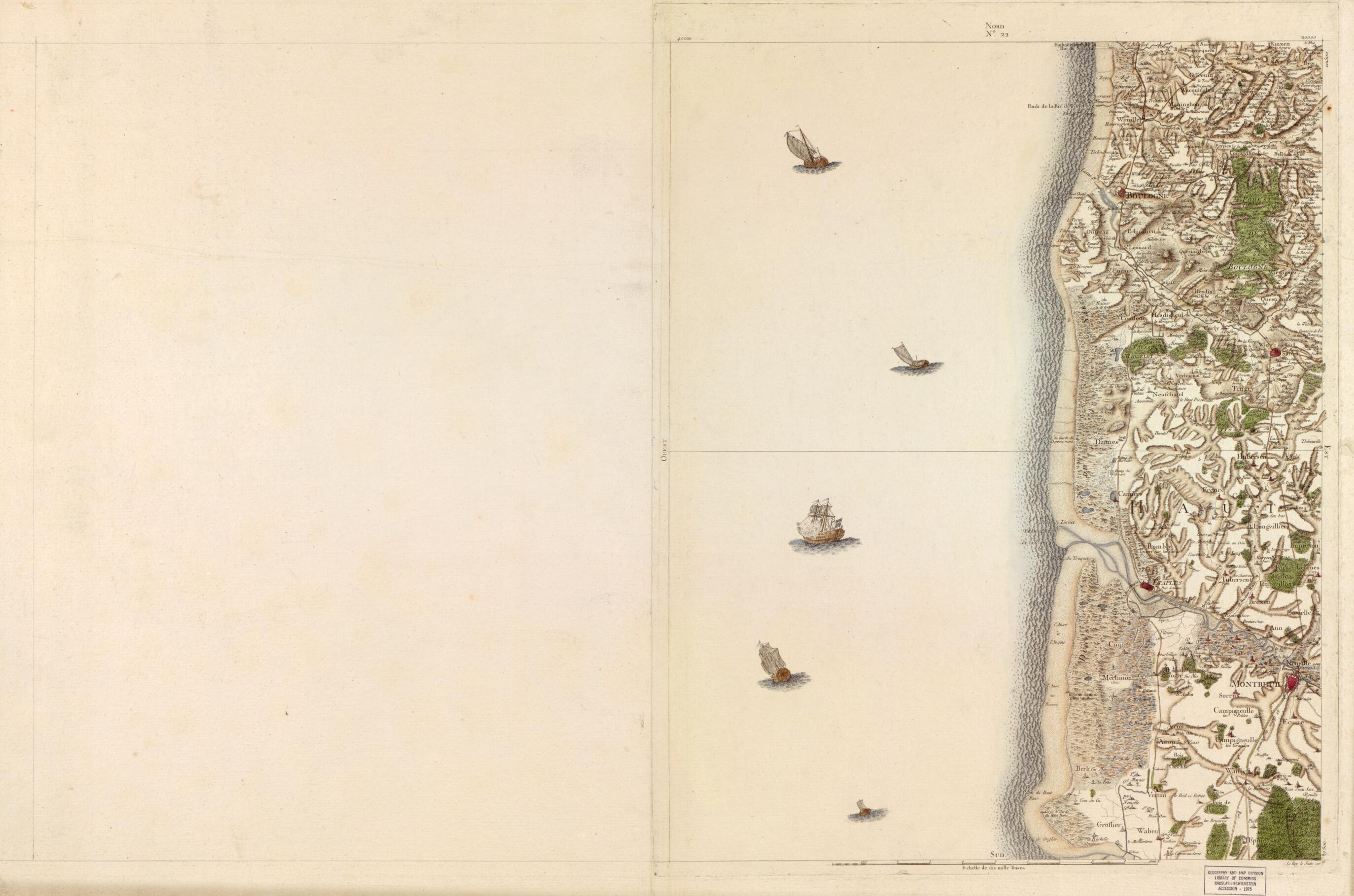 This old map of Image 23 from Carte De France from 1756 was created by Société De La Carte De France in 1756