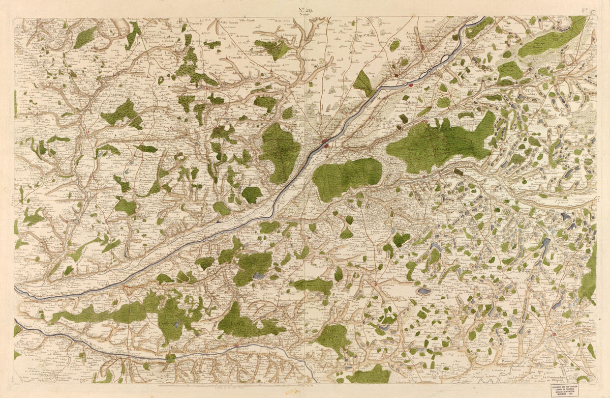 Image 30 from Carte De France 1756 by Relic Map Company