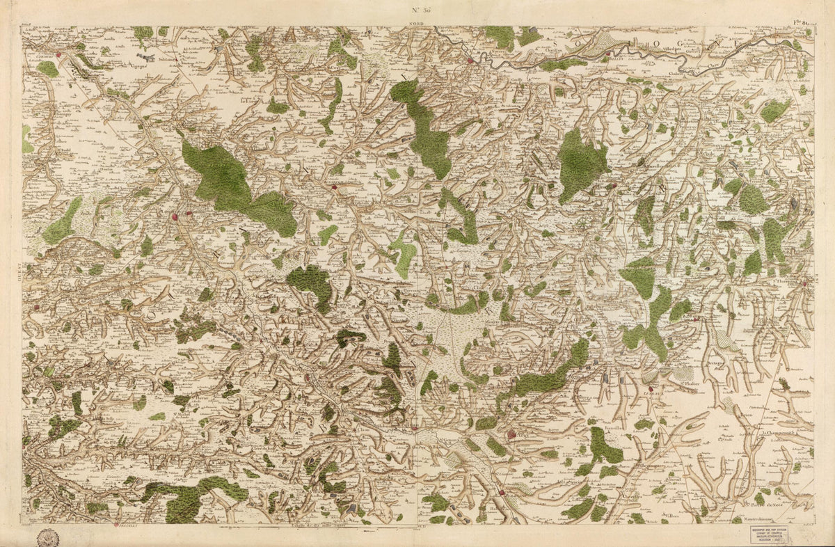 Image 31 from Carte De France 1756 by Relic Map Company