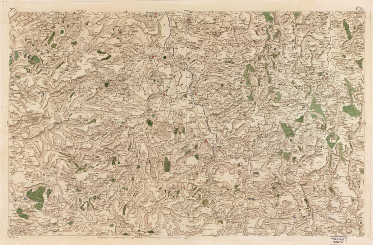 Image 55 from Carte De France 1756 by Relic Map Company