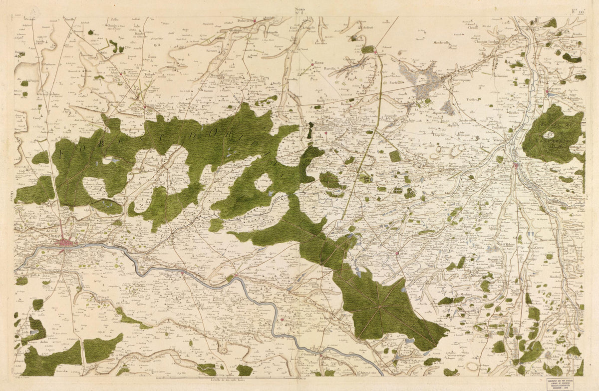 Image 8 from Carte De France 1756 by Relic Map Company