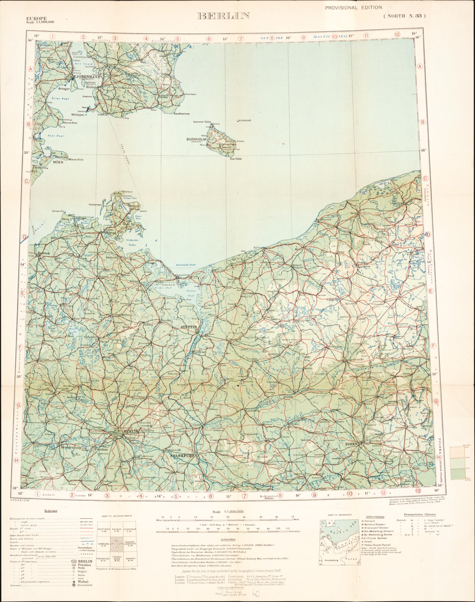 This old map of Berlin from Maps of Poland. from 1919 was created by Great Britain. War Office. General Staff. Geographical Section in 1919