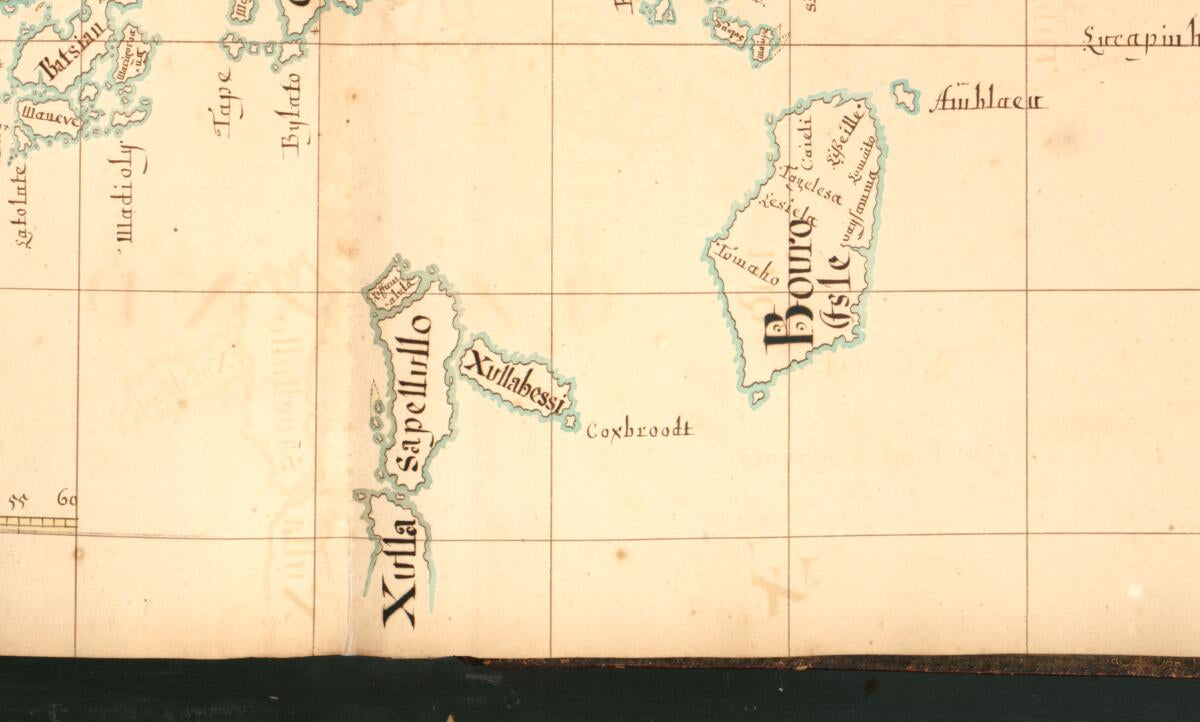 This old map of 90) Islands from Buccaneer Atlas from 1690 was created by William Hacke in 1690