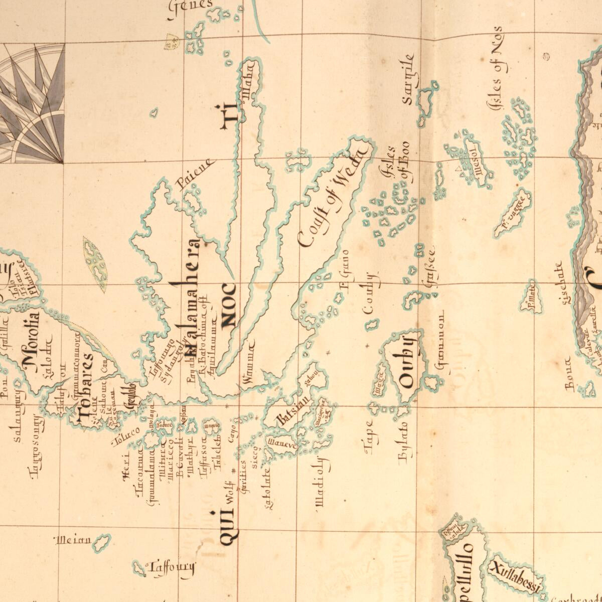 This old map of 90) Islands from Buccaneer Atlas from 1690 was created by William Hacke in 1690