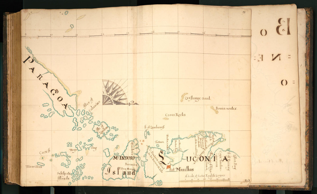 91) Paragoa, Mindoro Island, Luconia from Buccaneer Atlas 1690 by Relic Map Company
