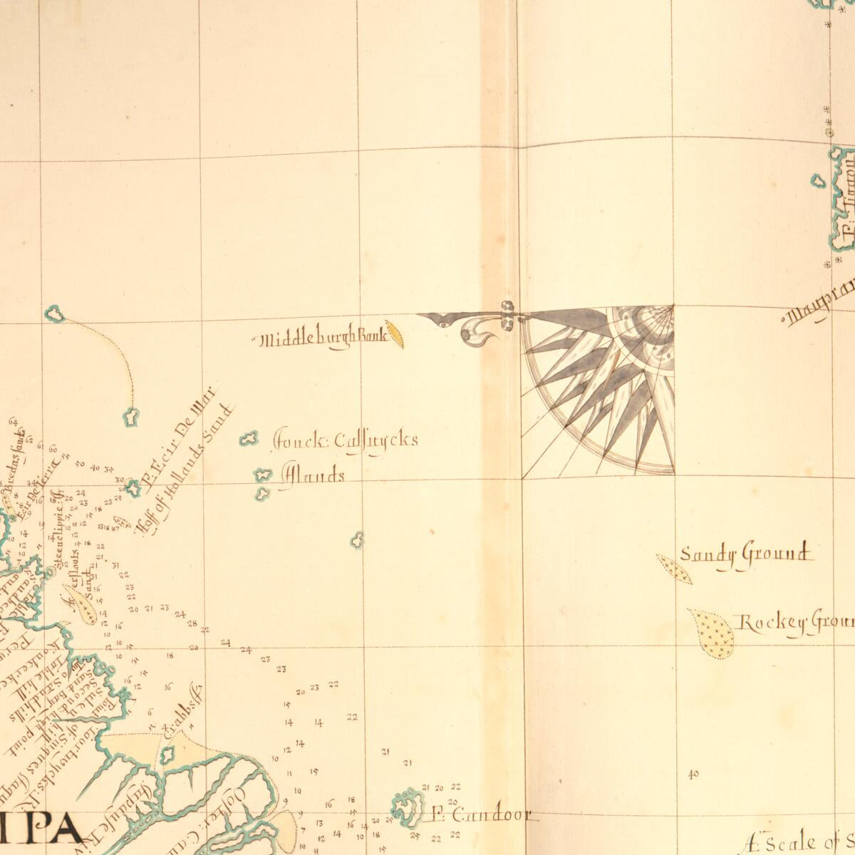 This old map of 93) Siompa, Borneo from Buccaneer Atlas from 1690 was created by William Hacke in 1690