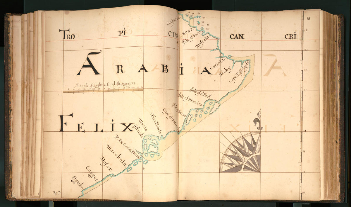 18) Arabia, Felix from Buccaneer Atlas 1690 by Relic Map Company