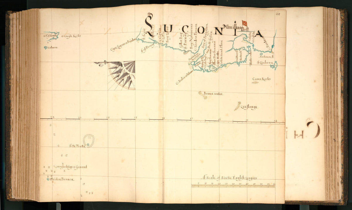 65) Luconia from Buccaneer Atlas 1690 by Relic Map Company