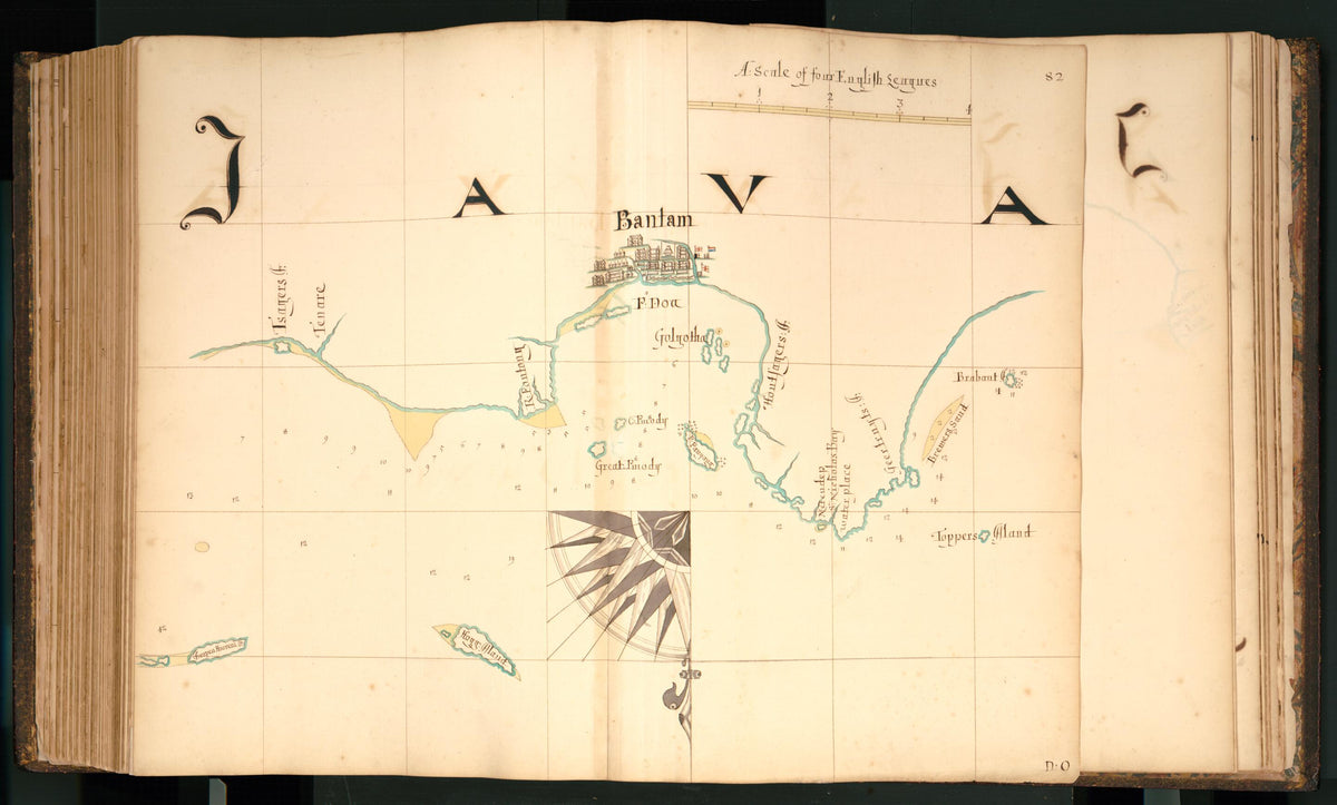 82) Java from Buccaneer Atlas 1690 by Relic Map Company