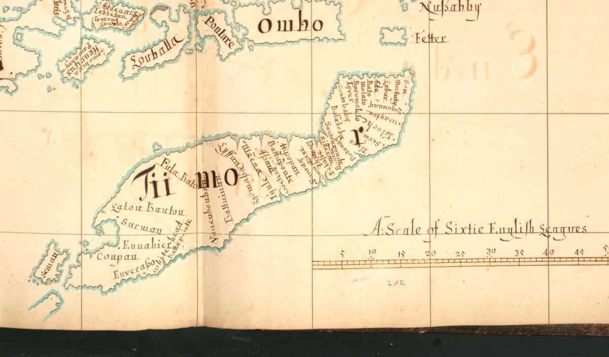 This old map of 88) Celebes, Ende, Tiimor from Buccaneer Atlas from 1690 was created by William Hacke in 1690