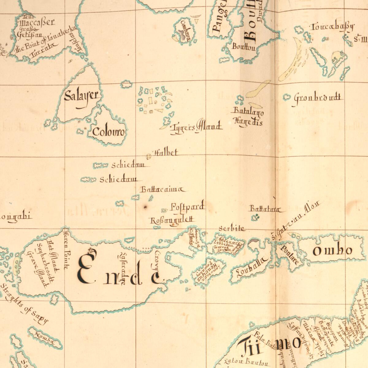 This old map of 88) Celebes, Ende, Tiimor from Buccaneer Atlas from 1690 was created by William Hacke in 1690