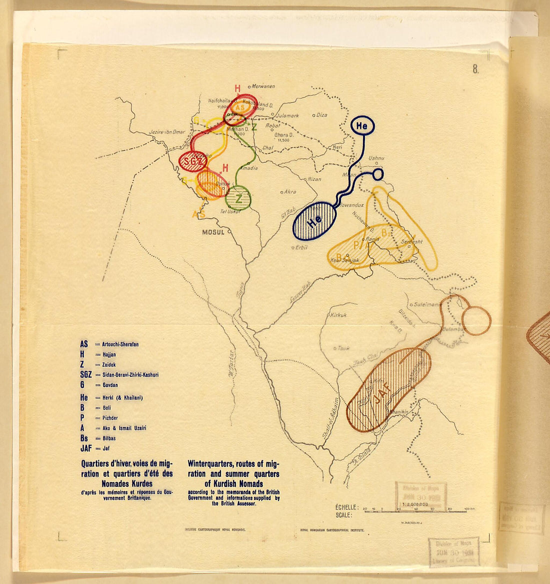 This old map of Sheet 8c: Overlay 2 from Question De La Frontière Entre La Turquie Et L&