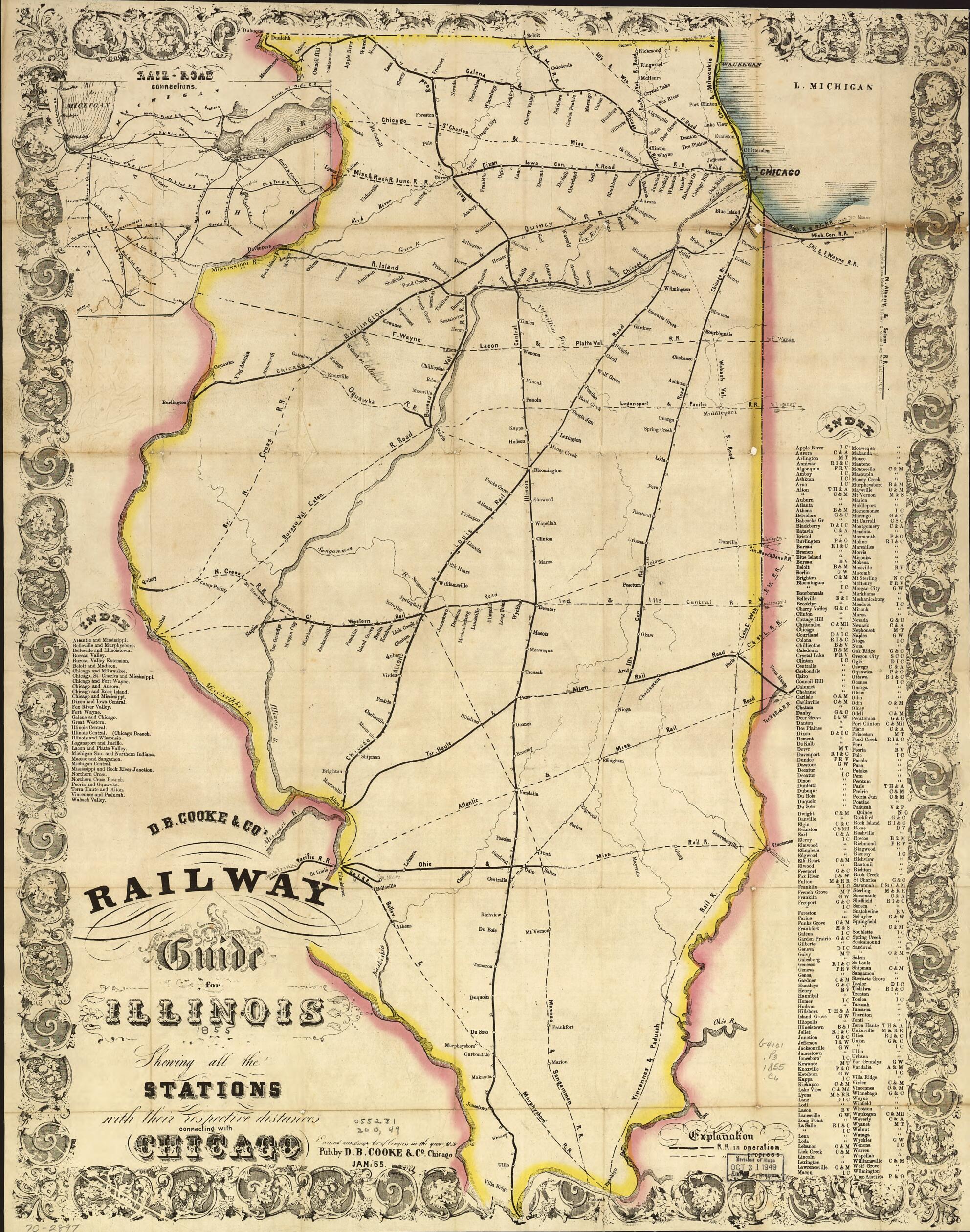 This old map of D.B. Cooke & Co&