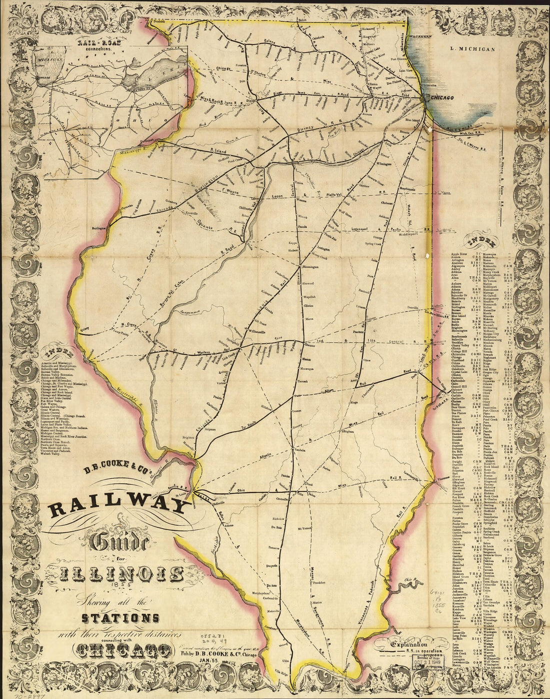 This old map of D.B. Cooke & Co&