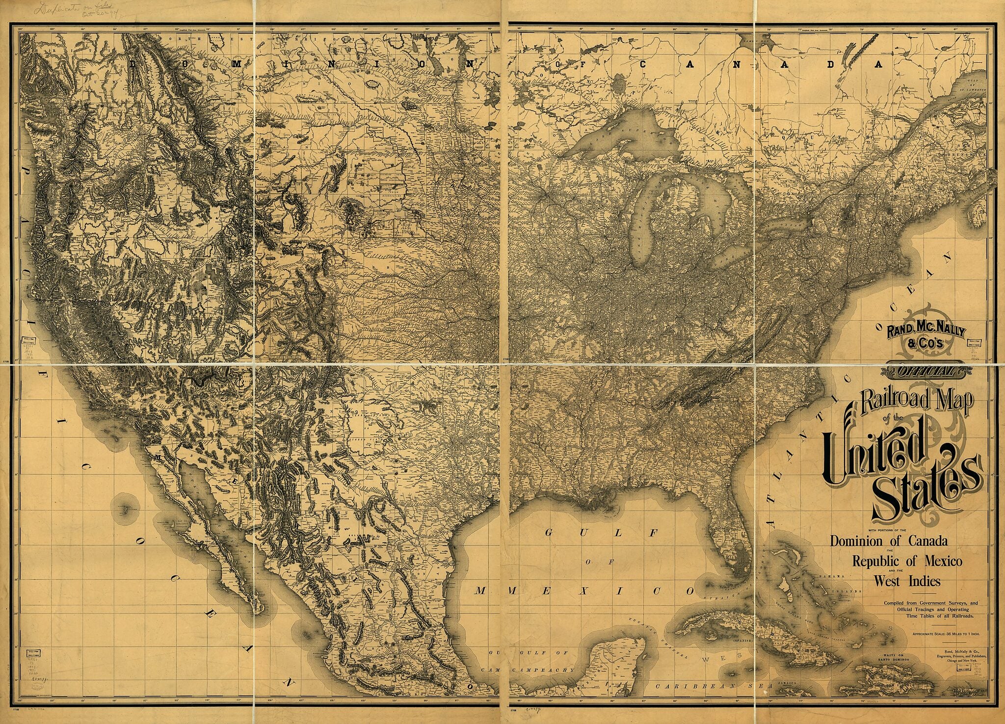 This old map of Rand, Mc.Nally & Co&