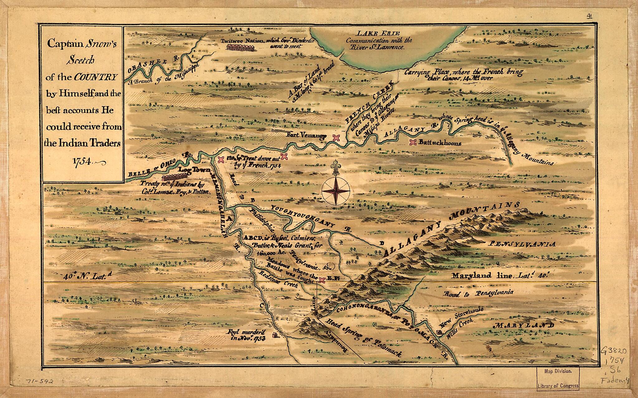This old map of Captain Snow&